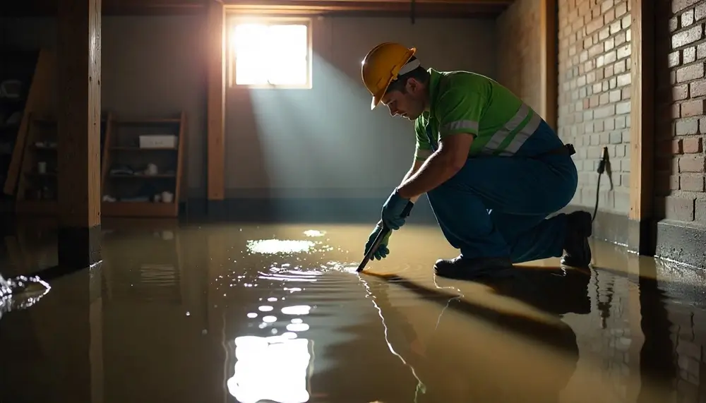 Professional water damage restoration services in Big Sandy, TX